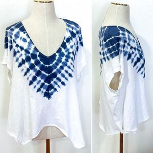 Free people Asymmetrical tie-dye T-shirt XS